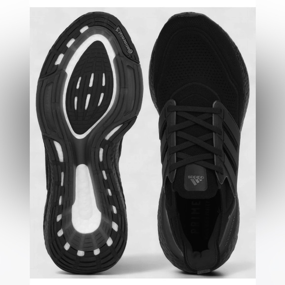 Adidas UltraBoost 21, Prime Blue, made from recycled ocean plastic, Triple Black - Picture 6 of 7